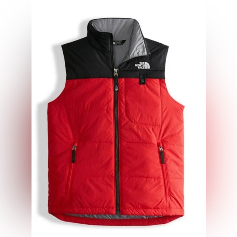 NWT The North Face Boys Harway Vest Sz Large 14/16    Red/Black